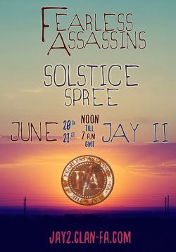 Fearless Assassins Solstice Spree Event