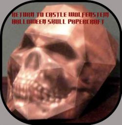 Halloween – RtCW - Skull Papercraft